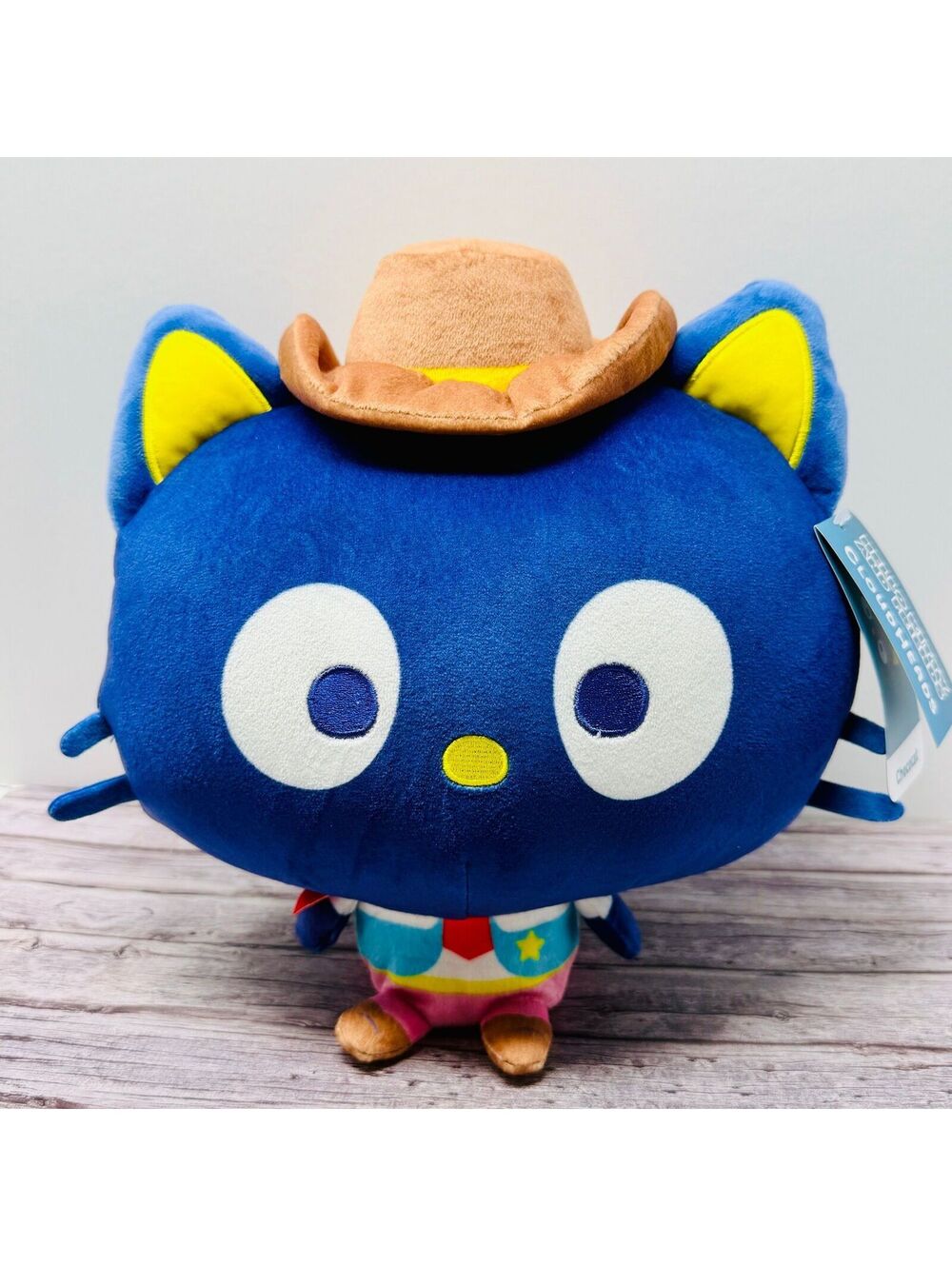Sanrio Hello Kitty Chococat CloudHeads Big Plush Cowboy Official New